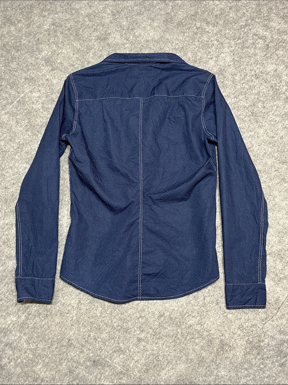 Frank & Eileen Navy Microdot Button-Down Shirt - Picture 3 of 7